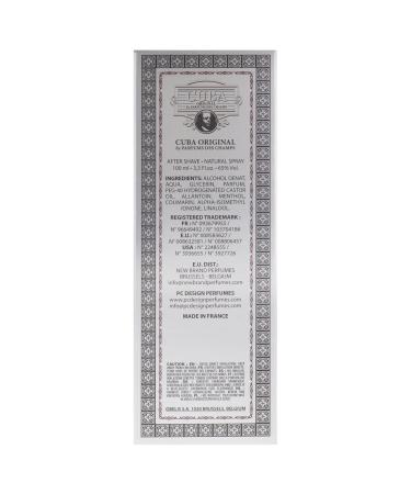 Cuba Black for Men - 3.4 oz After Shave | International Shipping Available - Buy Online on GoSupps.com
