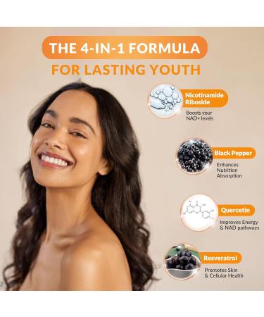 Liposomal NAD Supplement - 1500mg NAD+ Liquid Drop for Women & Men Nicotinamide Riboside Chloride & Resveratrol Complex - Cellular Renewal Anti-Aging Support - 30 Servings (2 fl oz) Pineapple 2 Fl Oz (Pack of 1) - Buy Online on GoSupps.com