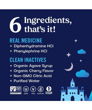 KinderMed Kids' Nighttime Cold & Cough Medicine - Organic Cherry Flavor 4 Fl Oz - Buy Online on GoSupps.com