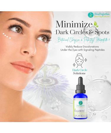 Haloxyl Anti-Aging Under-Eye Serum Booster | Peptides for Dark Circles & Discoloration - 0.5 oz (300 Drops - Buy Online on GoSupps.com