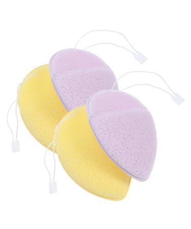 FOYTOKI 4pcs Sponge for Face Face Washing Tool Sponge Face Washing Sponge Face Wash Sponge