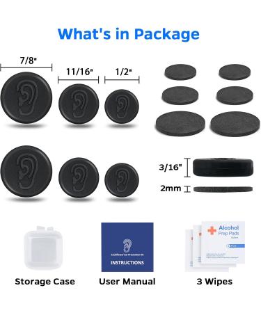 Cauliflower Ear Magnet Kit - Compression Treatment for Hematomas & Keloids in BJJ MMA Wrestling & Boxing - Small Medium Large Sizes Available - Buy Online on GoSupps.com