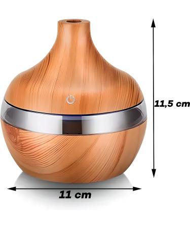 Retoo Aroma Diffuser - Essential Oils Ultrasonic Humidifier & Aromatherapy Lamp with LED Lighting for Bedroom Office Yoga & Spa - Buy Online on GoSupps.com