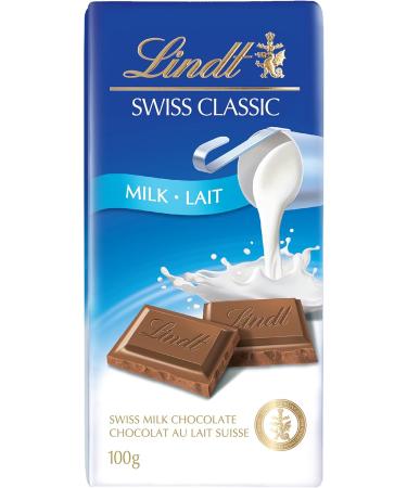 Lindt EXCELLENCE Sea Salt Dark Chocolate Bar 100 Grams & Swiss Classic Milk Chocolate Bar 100.0 g (Pack of 1) Chocolate Bar + Chocolate Bar - Buy Online on GoSupps.com