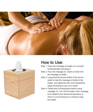 Professional Electric Massage Oil Warmer - Adjustable Temperature Heating for Massage Oil Bottles - Buy Online on GoSupps.com