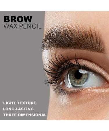 Brow Shaping Wax with Toothbrush Head - Waterproof Long Lasting Fluffy Feathery Eyebrows | Clean Girl Aesthetic - International Shipping - Buy Online on GoSupps.com