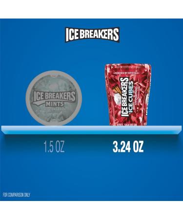 Ice Breakers Sugar Free Gum Cinnamon 3.24 Ounce - Buy Online on GoSupps.com