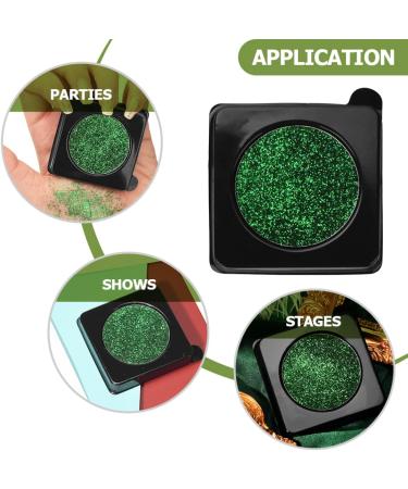 DOITOOL Glitter Eyeshadow Palette Green Makeup Palettes White Eyeshadow Eye Glitter Set Glitter Powder - Buy Online on GoSupps.com