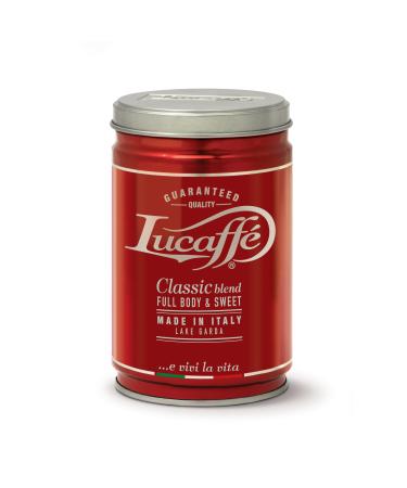 LUCAFF Classic coffee beans coffee pot 250 gr steel saves the aroma of coffee beans 80% arabica coffee 20% robust sweet taste roasted aroma hazelnut notes soft body