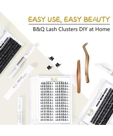 72 Cluster Lashes D Curl Natural DIY Eyelash Extensions Soft & Fluffy | UK-FD-B39-D-MIX - Buy Online on GoSupps.com