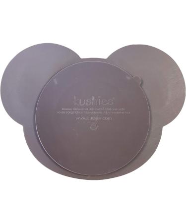 Kushies Siliplate Silicone Suction Plate for Toddlers - BPA, PVC, & Phthalate Free - Black - Buy Online on GoSupps.com