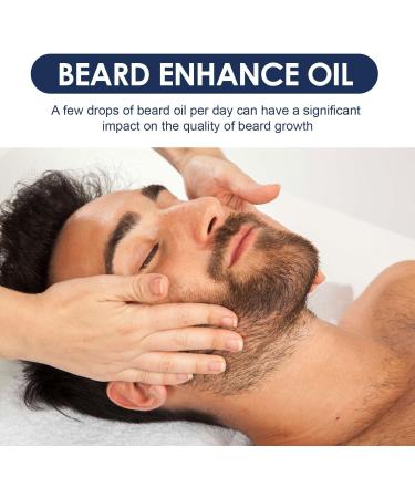 Dyceittdia 2PCs Beard Growth Oil - Natural Beard Oil for Men Moisture Care & Strengthening (2x30ml) | Essential Oils for Healthy Beard Care - Buy Online on GoSupps.com
