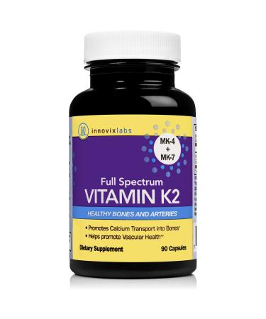 InnovixLabs Full Spectrum Vitamin K2 90 Capsules