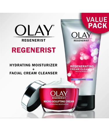 Olay Regenerist Advanced Anti Aging Skin Care Duo Pack 6.7 Ounce & Firming & Hydrating Body Lotion with Collagen White and Gray 502 ml (Pack of 1) SKIN_CARE + SKIN_MOISTURIZER - Buy Online on GoSupps.com