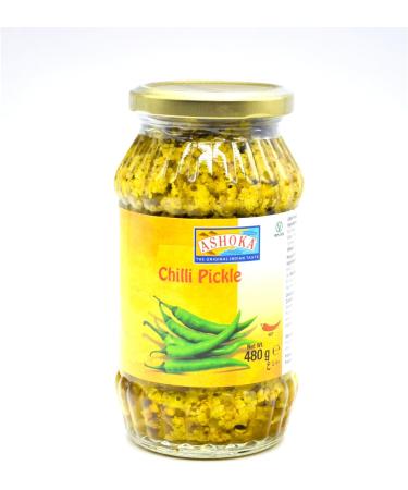 Spicy Pickle Bundle: Ashoka Chilli Pickle 480g + Green Chilli Pickle 500g + Red Chilli Pickle In Olive Oil 300g (1.280Kg) - Buy Online on GoSupps.com