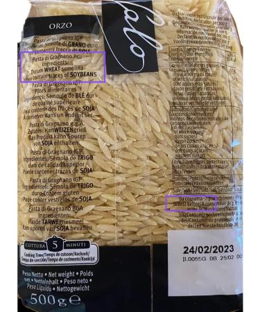 Garofalo Orzo 500g - Authentic Italian Orzo Pasta - Pack of 1 | Buy Online - Buy Online on GoSupps.com