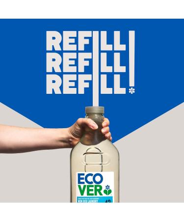 Ecover Gardenia & Vanilla Fabric Softener 750 ml - Eco-Friendly Softening 200 Pieces (1 Pack) - Shop Internationally! - Buy Online on GoSupps.com