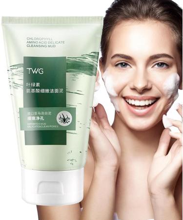 Ximan Facial cleansing clay amino acids chlorophyll facial and body cleansing sludge for internal use natural mud blackhead remover pore deep cleansing for health and - Buy Online on GoSupps.com