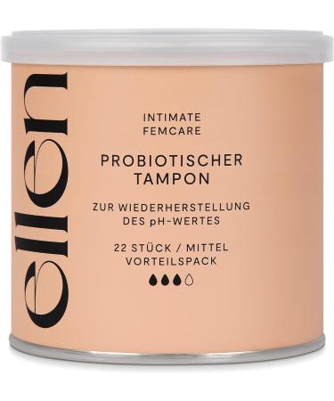 Prediotic Tampons Normal (22 pcs) - Ellen Probiotic Tampons for Vaginal Health - Advantage Pack - Buy Online on GoSupps.com