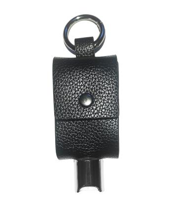 SWEDEY Travel Size Bottle Case Hand Sanitizer Holder Carrier Bag - Portable Mini holder for Liquid Storage - Clips on Backpack and Purse - Includes 2 oz. Reusable Bottle