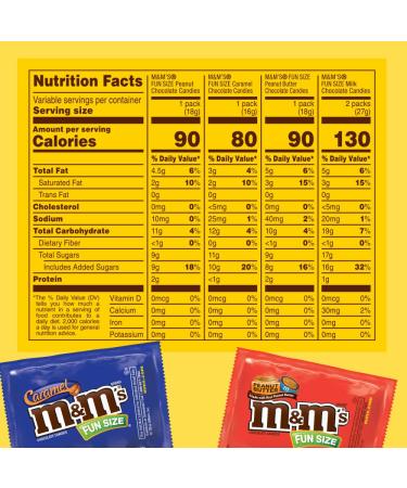 M&M'S Lovers Chocolate Candy Fun Size Mix Bag - 30.35oz 55 Pieces - Buy Online on GoSupps.com