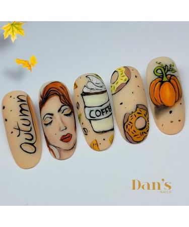 EggShell Clear Gel Nail Polish - Dan's Nails 15ml | Nail Salon & DIY Nail Art | Quail Egg Gel with Black Spot Effect - Buy Online on GoSupps.com