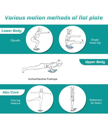 NALANDA Wobble Balance Board  Core Trainer for Balance Training and Exercising  Healthy Material Non-Skid TPE Bump Surface  Stability Board for Kids and Adults - Buy Online on GoSupps.com