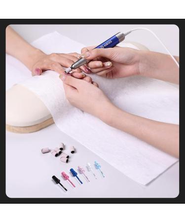 AIRSEE Nail Drill Mandrel Bit - Professional Stainless Steel Efile Head for Cuticle & Dead Skin Removal | Classic Black Acrylic Tip Manicure Tool - Buy Online on GoSupps.com