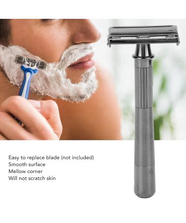 Double-Sided Safety Razor for Men - Ergonomic Aluminum Alloy Holder for Home & Travel - Buy Online on GoSupps.com
