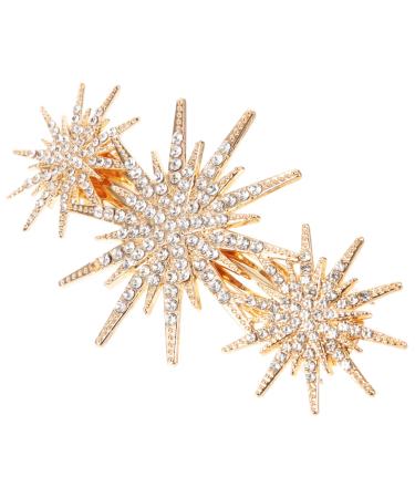 minkissy Hair Accessories Hair Clips Hair Barrettes Hair Clip for Girls Rhinestone Clip for Hair Decorative Hair Clip Women Hair Clip Clips for Hair Crystal Miss Hairpin Alloy