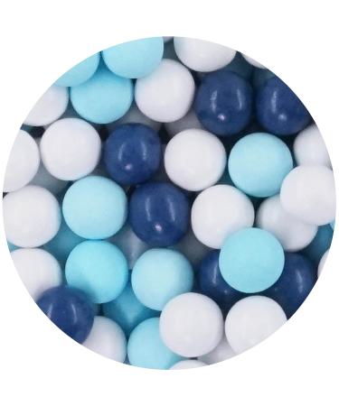 Buy 1kg Chocolate Balls Mix - Small White Light Blue & Blue - Perfect for Weddings Baptisms & Communions | Guest Gifts & Test Tube Alternatives - Buy Online on GoSupps.com