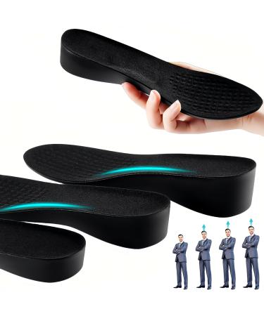 Shoe Heel Lifts Men 2-6 Inch Shoe Lifts for Women Uneven Legs Height Taller Shoe Inserts Shoe Lift Balancer for Walking Boot Height Increasing (2''UP (FL10.6''Us Men's 9-10)) 2''up (FL10.6''Us Men's 9-10)