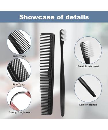 Disposable Toothbrushes & Toothpaste Comb Set - Travel Size Individually Packed for Hotels Airbnb & Charities - Buy Online on GoSupps.com