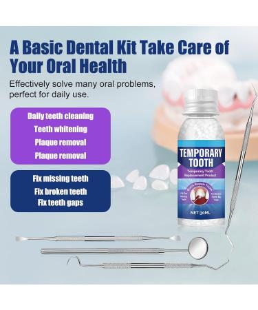 Tooth Repair Kit - Moldable Dental Filling for Missing & Broken Teeth | DIY Home Kit to Regain Your Confident Smile - Buy Online on GoSupps.com