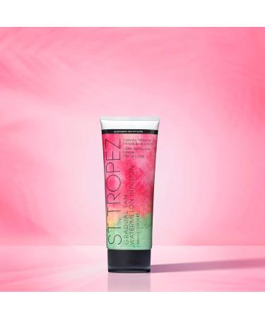 St. Tropez Gradual Tan Watermelon Infusion Moisture Miracle Lotion Everyday Fake Tan 100 Percent Natural Tanning Active PETA Certified 200 ml - Buy Online on GoSupps.com