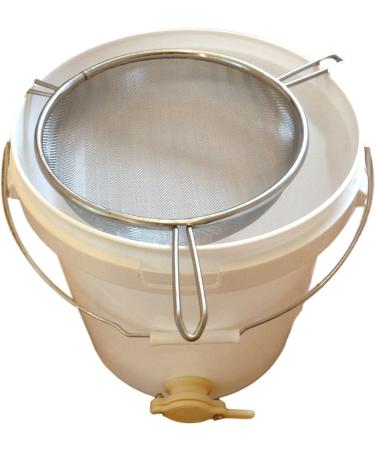 Beekeeping Supplies UK Stainless Steel Honey Strainer - Three legs for sitting over a settling tank - Buy Online on GoSupps.com
