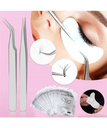 TwoWin Professional Eyelash Extension Training Kit for Beginners - Includes Glue, Tweezers, Tape - Natural Makeup Practice Accessories - Buy Online on GoSupps.com