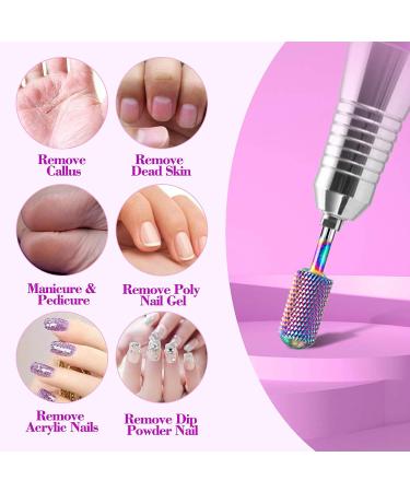 Thlevel 15Pcs Nail Drill Bits Set - Professional Rotary Burrs for Acrylic Nails - Diamond Cuticle Remover - Salon Quality Nail Care Supplies - Buy Online on GoSupps.com