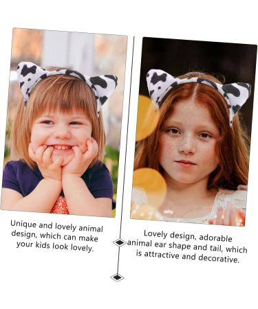 FRCOLOR 8 Sets Cow Headband Head Band Tail Animal Cow Headgear Cosplay Headband Cow Costume Accessories Bow Tie Cosplay Party Prop Party Costume Accessory Cosplay Bow Ties Prop Fabric - Buy Online on GoSupps.com