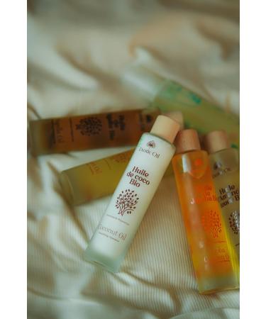  Exotic Oil Organic Coconut Oil - Ecocert and Cosmos Organic Certified - Cold Pressed - 100% Pure - Tropical Island Coconut Oil - Natural Hair and Skin Care - Soft Touch Luxe Bottle (50ml) - Buy Online on GoSupps.com