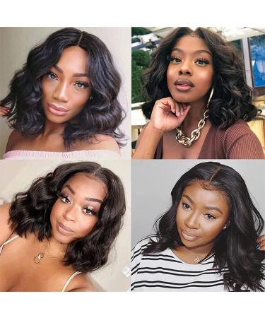WOTOTA 14 Body Wave Human Hair Wig for Black Women - Pre Plucked, 180% Density, Natural Color - 4x4 Lace Closure - Buy Online on GoSupps.com