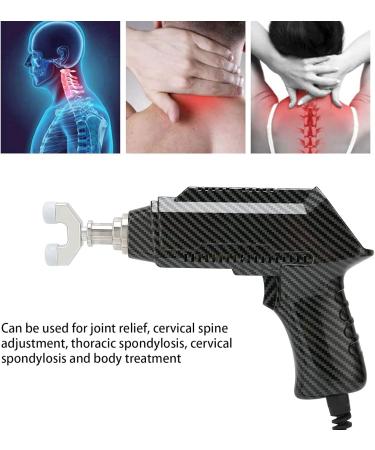 Buy Chiropractic Tools: Electrical Massager with 6 Heads - 30 Steps Spinal Adjustment Tool in Black - Buy Online on GoSupps.com
