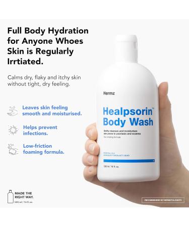 Healpsorin Hydrating Body Wash 500ml | Psoriasis, Eczema Treatment & Sensitive Skin Shower Gel - Buy Online on GoSupps.com