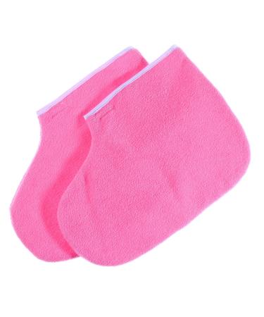 Mitaine De Thermique Coton Pour Mains Ensemble De Soins Paraffine Rose Pour Spa Domicile Et Professionnel