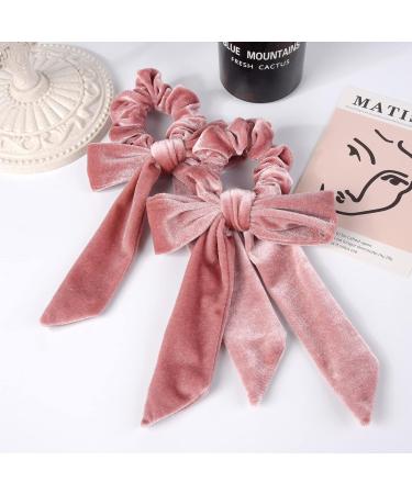 6Pcs Velvet Bowknot Hair Scrunchies Set for Women and Girls - Buy Online on GoSupps.com
