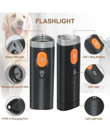 Manguogo Ultrasonic Anti Barking Device - Effective Dog Bark Control Deterrent with Wide Range - Bark Stopper for Most Dogs - Buy Online on GoSupps.com