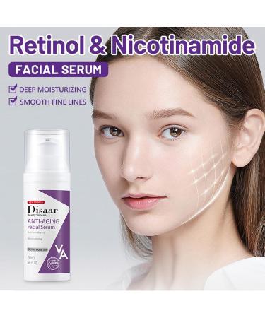 Anti Aging Facial Serum - Retinol Serum for Face - Retinol Anti Wrinkle Face Serum with Niacinamide - for Face Anti Aging Moisturizing Fine Line and Wrinkles 50ml - Buy Online on GoSupps.com