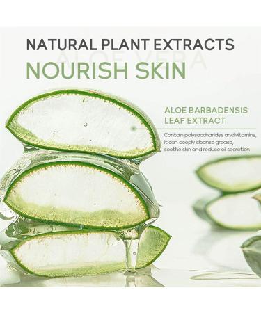 TUOSHITONG 2 Pcs Face Wash with Aloe Vera Ultra Gentle Foaming Daily Cleanser Cleansing & Hydration Without Over Drying Moisturizing Daily Wash for Sensitive Dry & Oily Skin - Buy Online on GoSupps.com