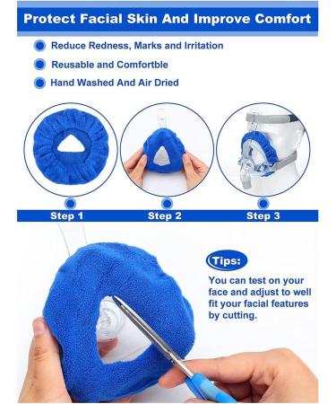 cogae 24 Pack Mask Liners Full Face Reusable Washable Cushion Covers Most Full Face Masks - Buy Online on GoSupps.com