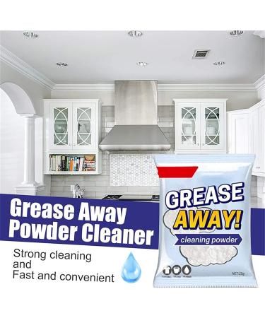 Grease Away Powder Cleaner Multifunctional Cleaning Powder Home Kitchen Sink Detergent Instant Grease Removal Oven Cookware Cleaner for Kitchen Sink Oven Cookware Bathroom (5Packs) - Buy Online on GoSupps.com